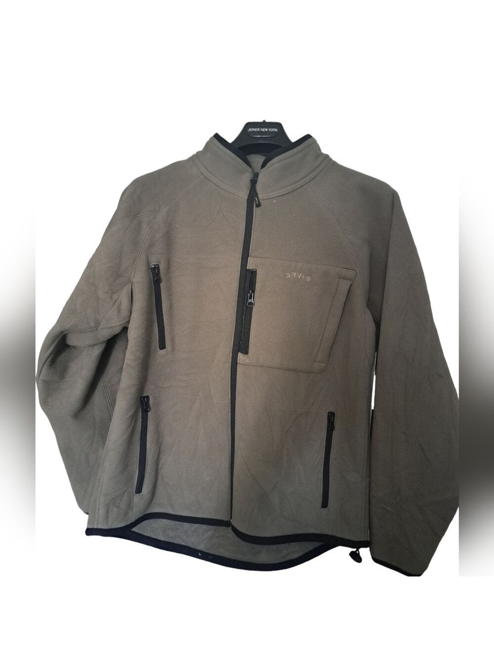 ORVIS Sporting Traditions thick fleece jacket fishing camping hiking coastal M